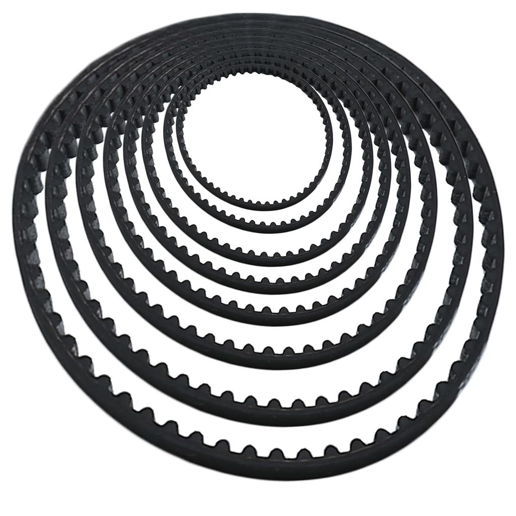 Uenhoy 8 Chiếc 2GT 3D Máy In Thời Gian Đai Chiều Rộng 6 Mm, 2GT-6 Vòng Đóng Đai Cao Su 110mm 112mm 1
