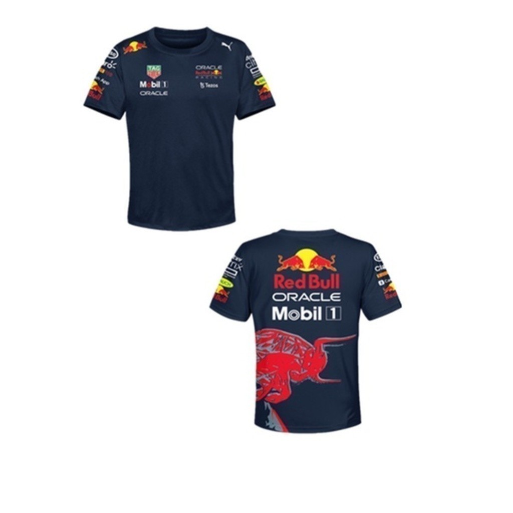 Áo thun xe máy f1 mới redbull thời trang nam và trẻ em đi xe đạp nhanh khô áo thun ngắn tay