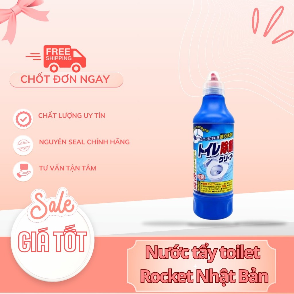 Nước tẩy toilet Rocket Nhật Bản 500ml - Bee House