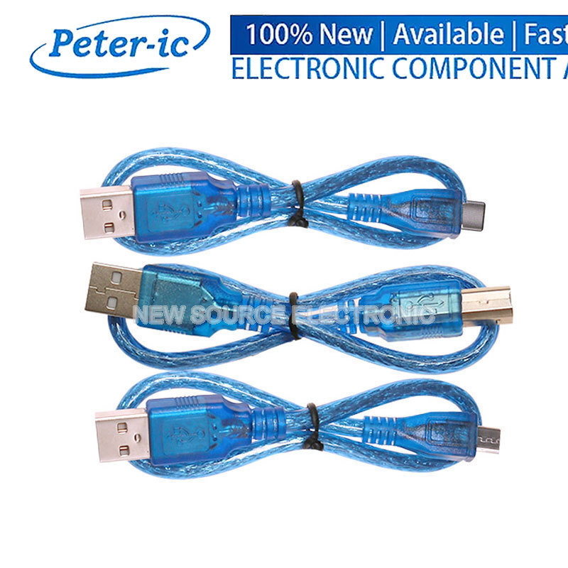 Cáp USB cho Uno R3 / Nano / MEGA 2560 / Pro Micro / DUE Blue A Type USB / Mini USB / Micro USB cho A