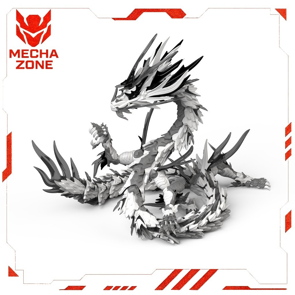 Mô Hình Lắp Ráp Rồng ShenX – Bạch Long Dragon Model Kit | Mecha Zone
