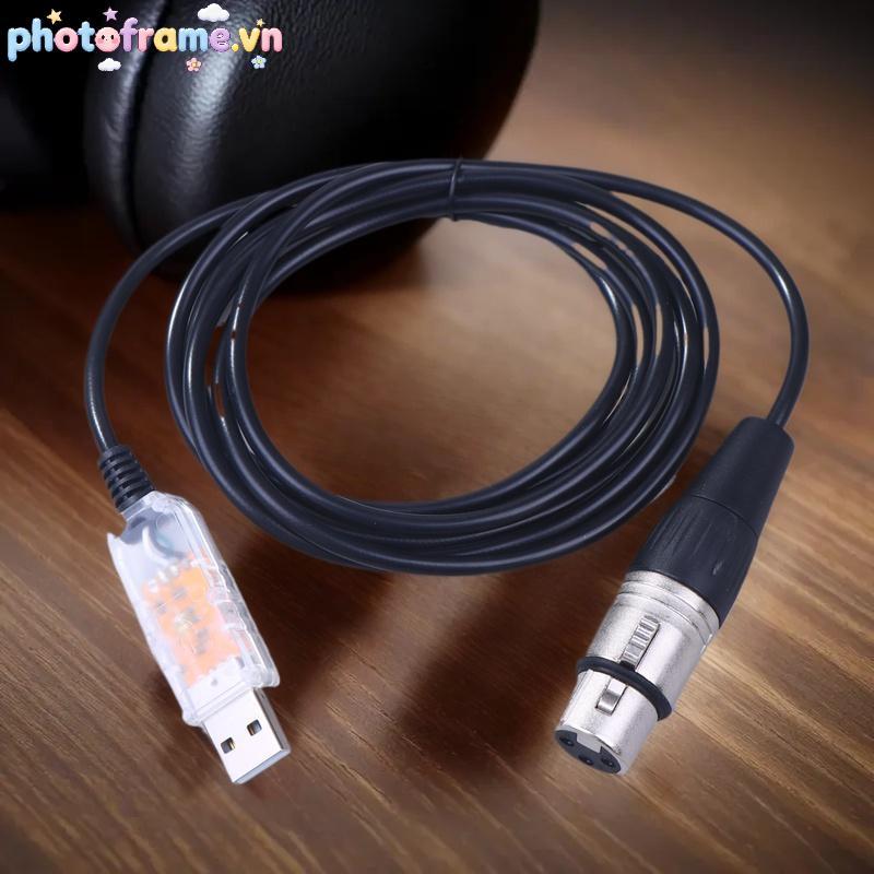 Photoframe USB Sang DMX Giao Diện Adapter QLC DMX512puter PC Giai Đoạn Chiếu Sáng Bộ Điều Khiển Dimm