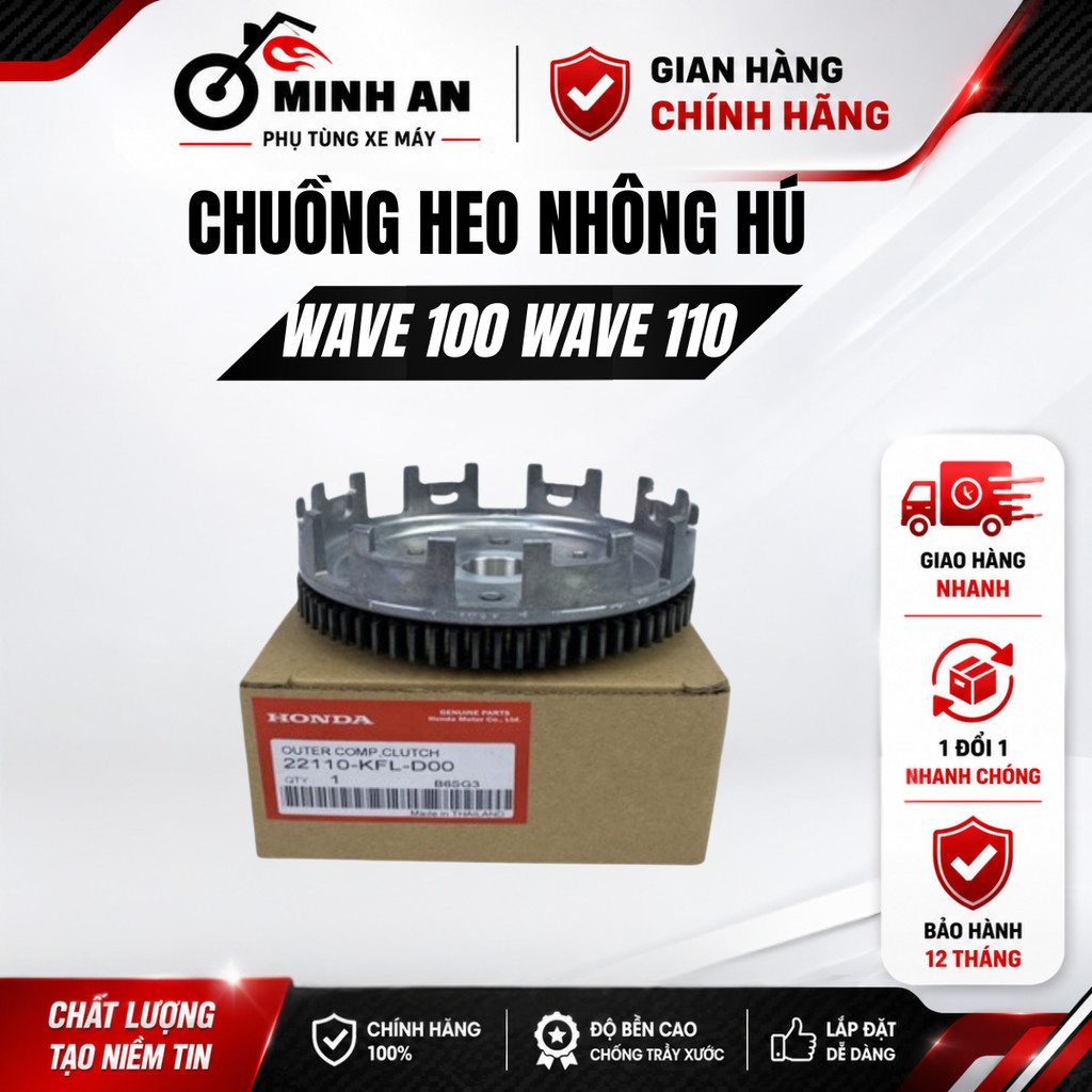 Chuồng heo Nhông hú Wave 100 Wave 110 Honda Malaysia