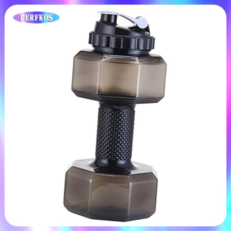 Di Động Dumbell Dung Tích Lớn Chai Uống Dumbell Hình Dạng Chai Nước Barbell Turnhalle Tập Thể Dục Th