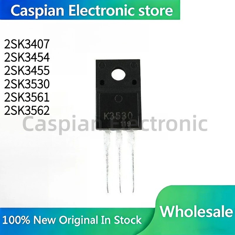 5 Chiếc 2SK3407 K3407 2SK3454 K3454 2SK3455 K3455 2SK3530 K3530 2SK3561 K3561 K3561 2SK3562 K3562 TO