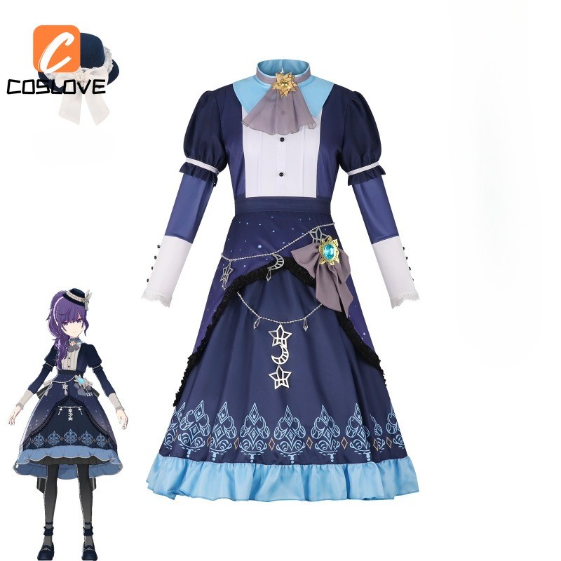 Dự Án Sekai Sân Khấu Đầy Màu Sắc Asahina Mafuyu Trái Tim Trong Nước Cosplay Quần Áo Trọn Bộ Trang Ph