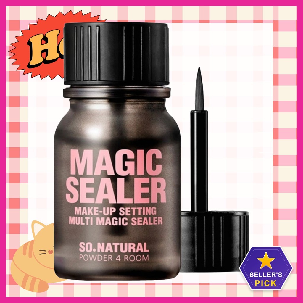 [so.natural] Magic Sealer Make-Up Setting Multi Magic Sealer, 10ml, 1pc / Hàn Quốc Make-Up Sealer củ
