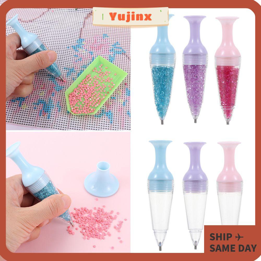 YUJINX Diamond Painting Tool Crystal Flower Pot Shape Cross Crafts Tranh kim cương 5D