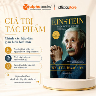 Sách - Einstein Cuộc Đời Và Vũ Trụ - Walter Isaacson (Omega Plus)