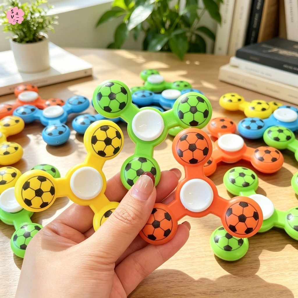 Đồ chơi Spinner bóng đá sáng tạo - Finger Fidget Spinner cho trẻ em mẫu giáo