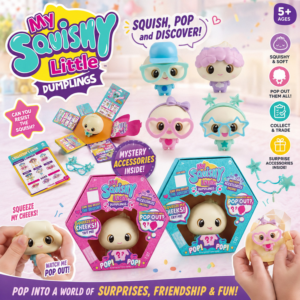 My Squishy Little Ice Cream – Búp bê tương tác sưu tập kèm phụ kiện