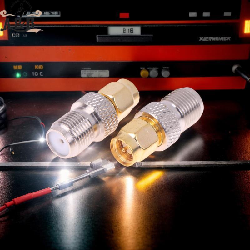 [A & B] 2 cái / nhóm SMA Male Turn F Female Copper RF Đầu chuyển đổi Smaj / FK SMA Chủ đề bên trong 
