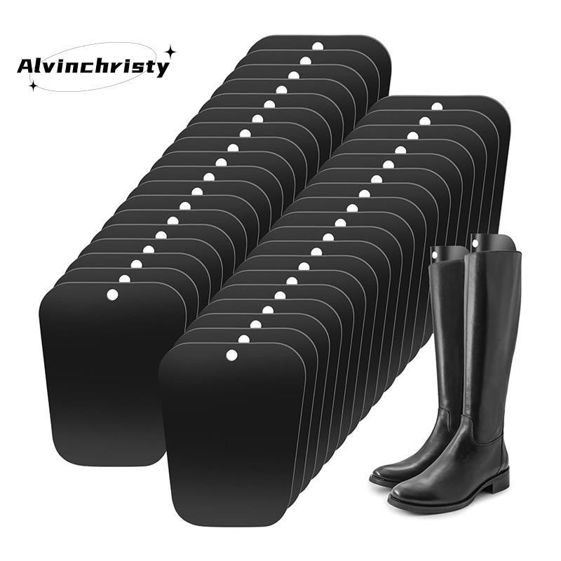 30 Chiếc Boot Shapers, Boot Shaper Chèn Cho Nữ Và Nam Để Giữ Hình Dạng, Đen Cao Boot Shapers Chèn Bo