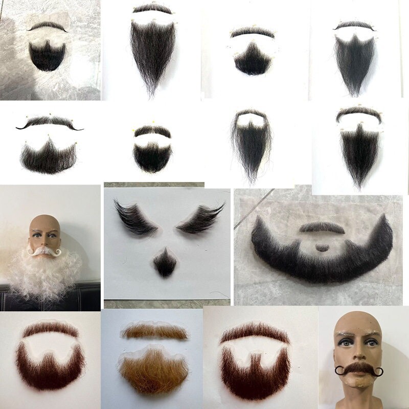 Ngày Cá Tháng Tư Ngộ nghĩnh Râu cosplay Đạo Cụ Trình Diễn Trang Điểm Râu Giả Râu Nam Râu Giả Râu Giả