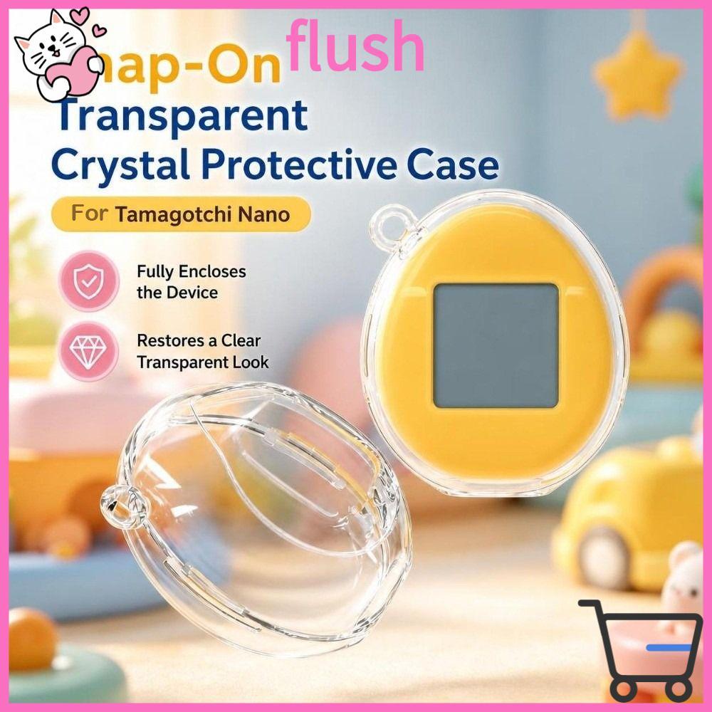 FLUSH Bảo vệ, có cánh Vỏ cứng, Vỏ thay thế PC chống sốc chất lượng cao cho phụ kiện Nano Tamagotchi