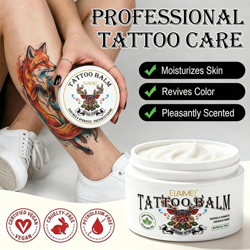 Dưỡng Ẩm Body Balm Tattoo Balm Nhẹ Nhẹ Nhẹ Cố Định Màu Làm Dịu Dưỡng Ẩm Da Balm hontinvn