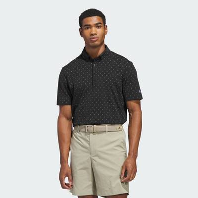 adidas Đánh gôn ÁO POLO ULTIMATE365+ MICRO PRINT Nam Đen KB3726