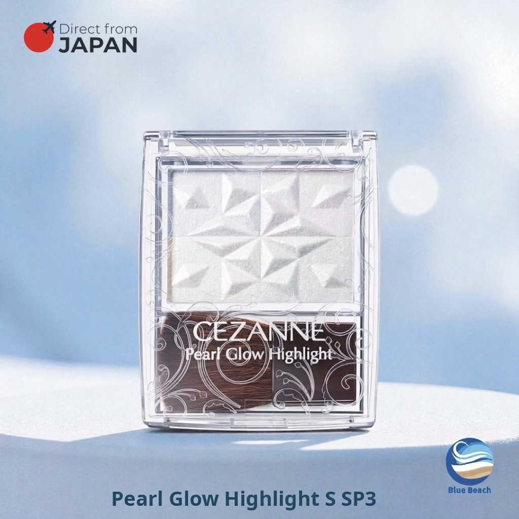 CEZANNE Pearl Glow Highlight S SP3/Phan Bam Highlight/Anh Sang Ngoc Trai/Mini/Made in Japan