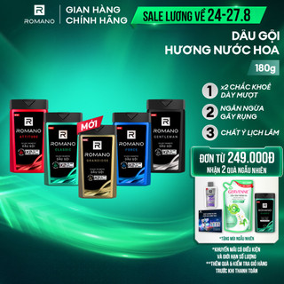 Dầu gội nam Romano hương Nước hoa nam 180g
