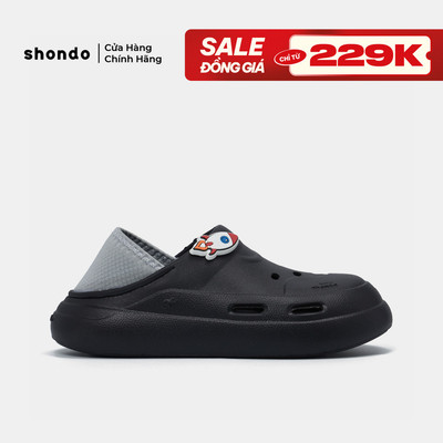 Giày Sneaker Bé Trai Little Class 3 Limax Không Dây Màu Đen