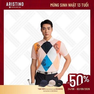 Áo Polo Anti UV Ngắn Tay Nam Aristino Golf APSG21AZ