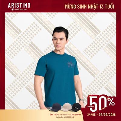Áo Thun T-shirt Nam Aristino Regular Fit ATS022AS0