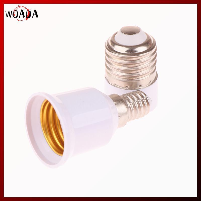 Bộ Chuyển Đổi Bóng Đèn LED WOADA 1Pc E14 Sang E27 / E27 Sang E14 Đế Bóng Đèn E14 Nữ E27 Nam Adapter 