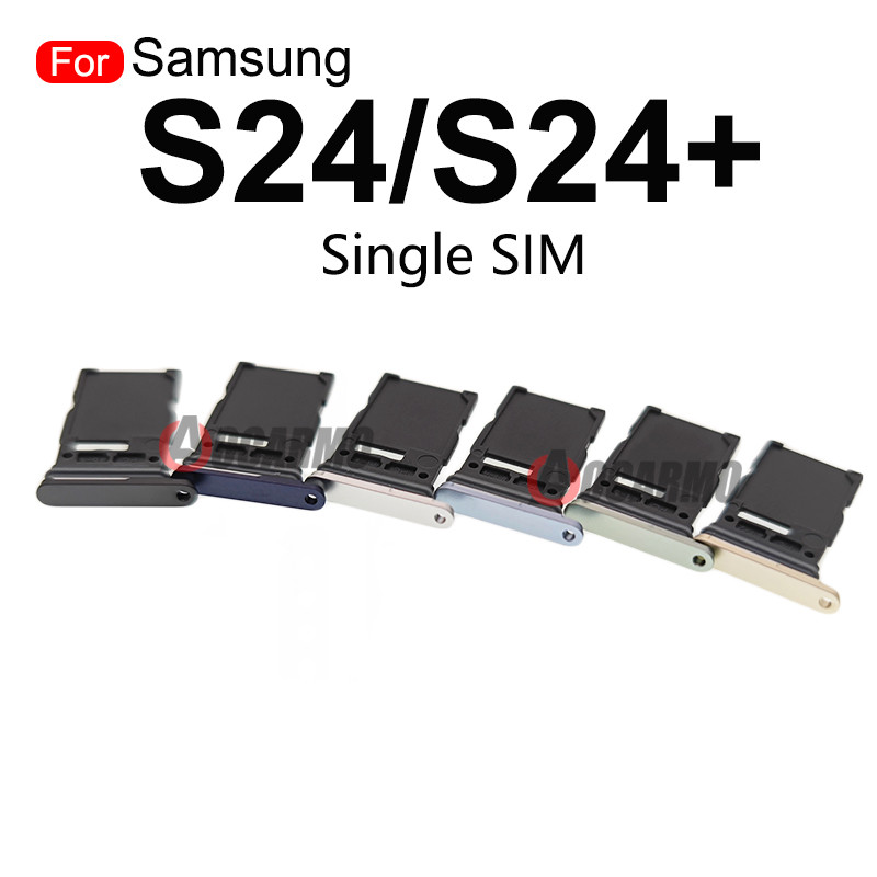 1X Dành Cho Samsung Galaxy S24 Ultra Plus S24 + Khay Sim Đơn / Khe Cắm Thẻ SIM Kép Phụ Kiện Thay Thế