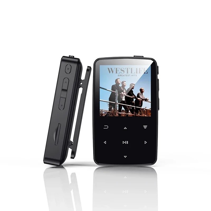 Nút cảm ứng 16GB Bluetooth Clip Máy nghe nhạc MP3 dành cho thể thao, Máy nghe nhạc Mp3 cho trẻ em, H