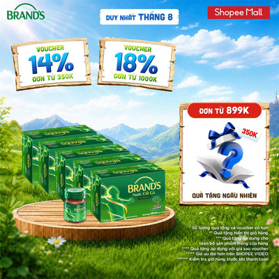 Combo 5 nước cốt gà BRAND'S vị truyền thống (70 ml x 30 lọ)