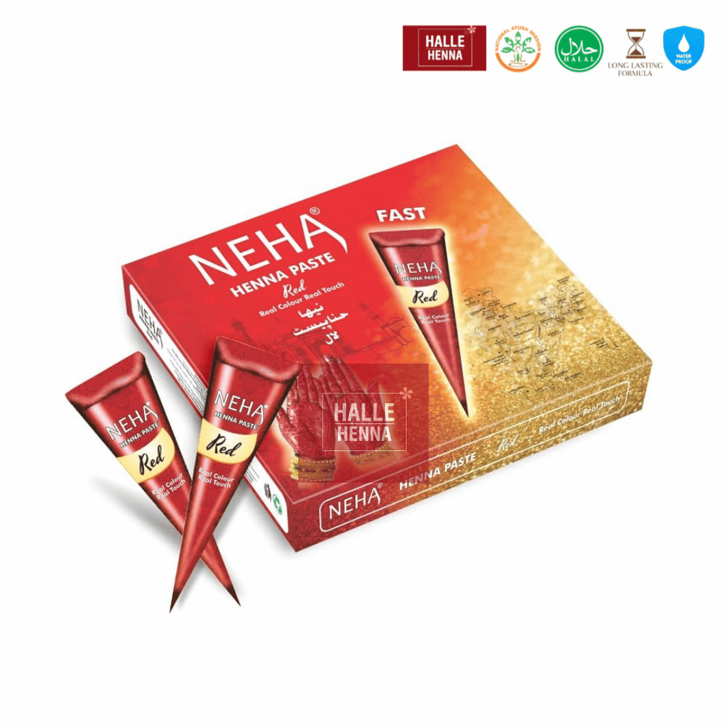 MỰC VẼ HENNA NEHA RED ẤN ĐỘ | HENNA TATTOO BODY ART | MỰC VẼ HENNA CHUYÊN NGHIỆP