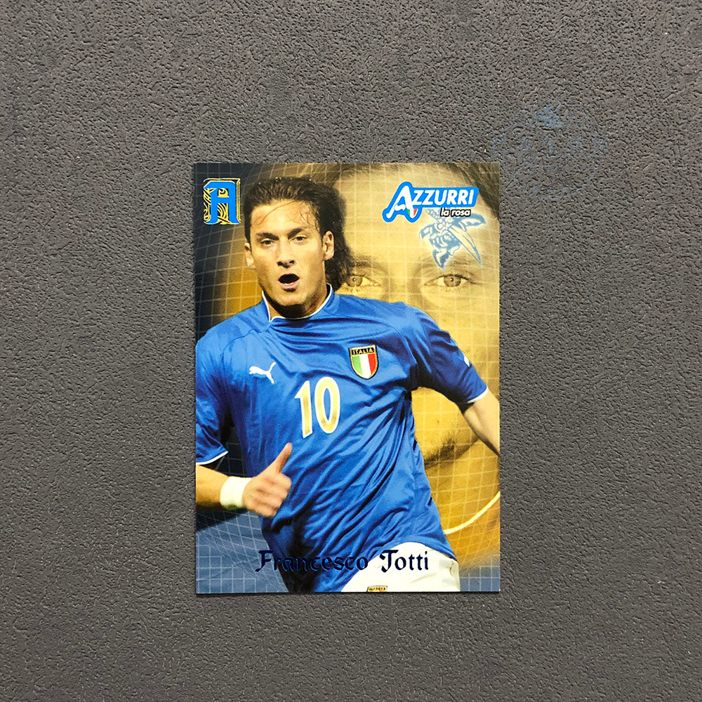 31 Panini Panini 2004 Đội tuyển quốc gia Ý AZZURRI Ngôi sao Thẻ chính thức totti totti