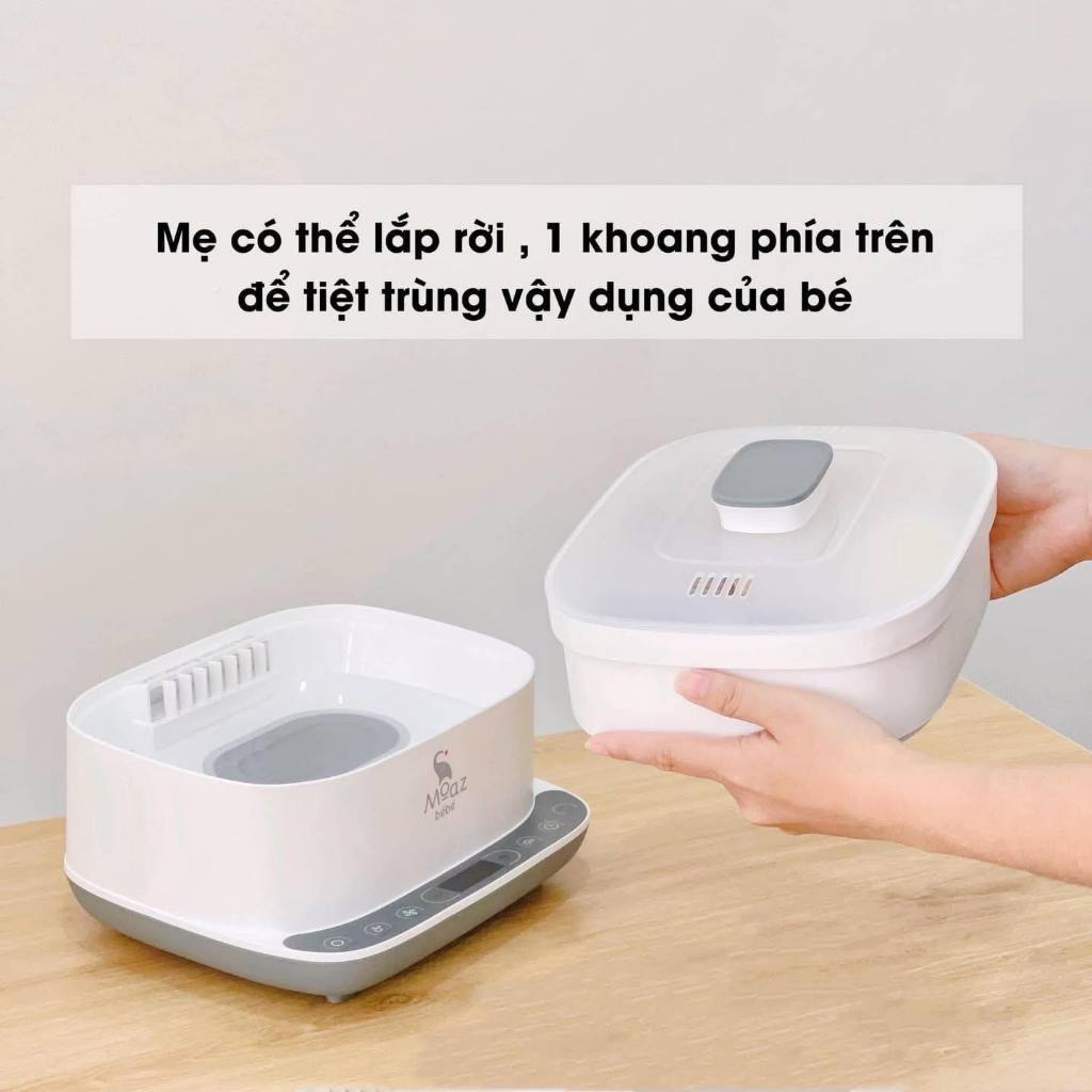 🌟 Máy tiệt trùng hơi nước và sấy khô bình sữa Moaz BeBe MB101 | Bảo hành 12 tháng chính hãng