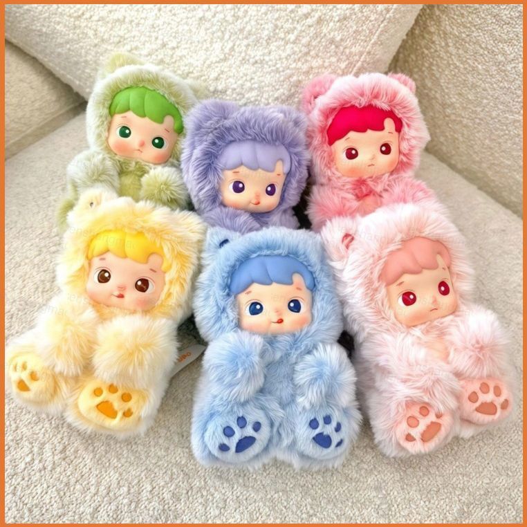 PS2 (không hộp) Hacipupu Gummy Bear búp bê nhồi bông đồ chơi Gummy Bear Series Sang trọng Đồ chơi Mặ