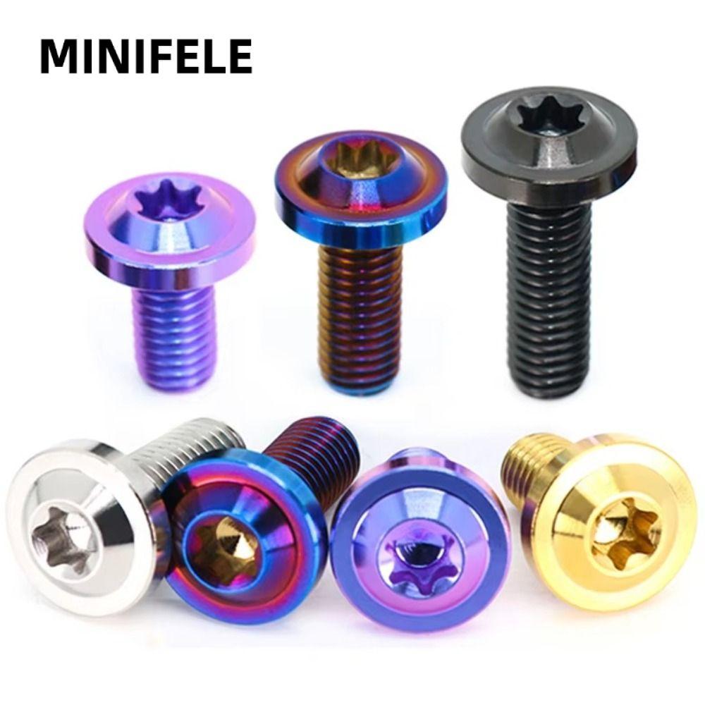 Bu lông titan MINIFELE, M6x15 với vít đầu Torx, vít titan M6x10 M6x20