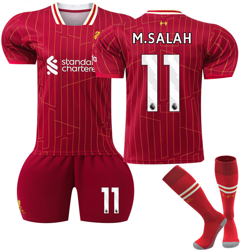 2425 áo thể thao nhanh khô 7 Wirtz, áo số 11 Salah, áo sân nhà Liverpool số 20 Jota.