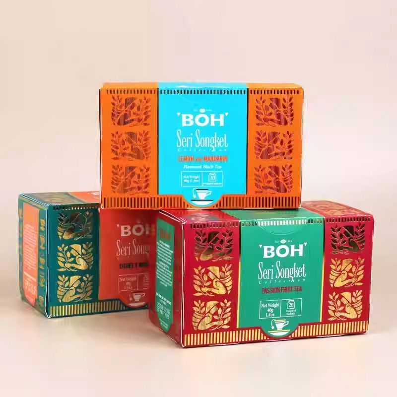 Malaysia BOH Passion Fruit Earl Grey Black Tea Lychee Hương Hoa Hồng Trà Đen Túi Trà 9 / 1 / 2