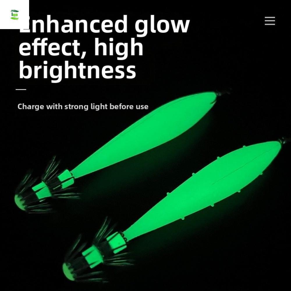 LUOLVTH Glow Squid Jig Hook, 5 cái mỗi túi Phong cách bạch tuộc Jig Hook, Bộ móc đa năng Thiết kế Ji