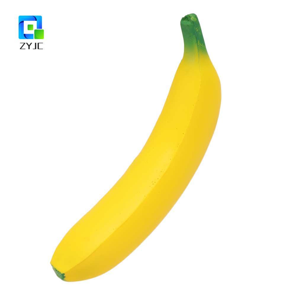 ZYJC Đồ chơi chuối phục hồi chậm, Chuối mềm hình quả chuối mọc chậm, Mô phỏng chuối thực tế Chuối mề