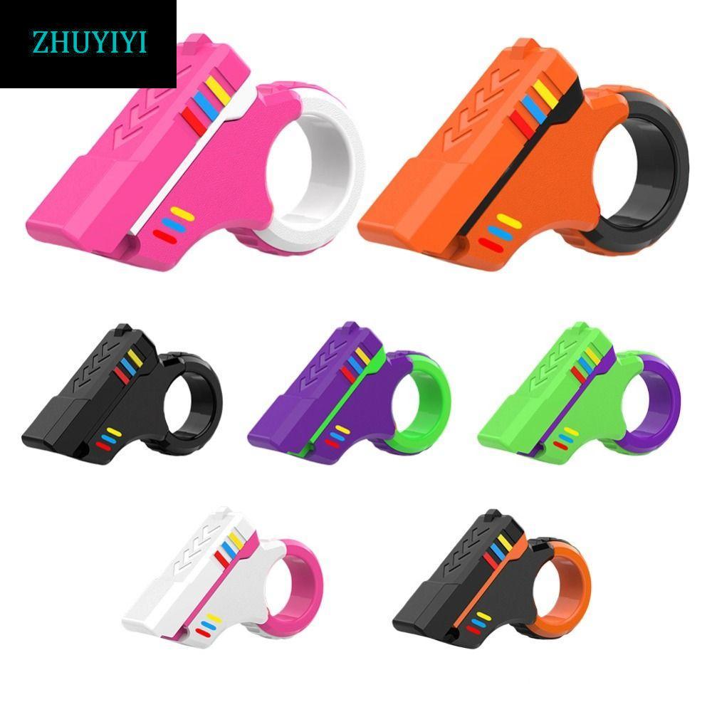 ZHUYIYI Thanh trượt ngón tay quay, Tay Spinner 7 màu Đồ chơi Spinner, Bền bỉ Nhỏ gọn Làm dịu ABS Fid