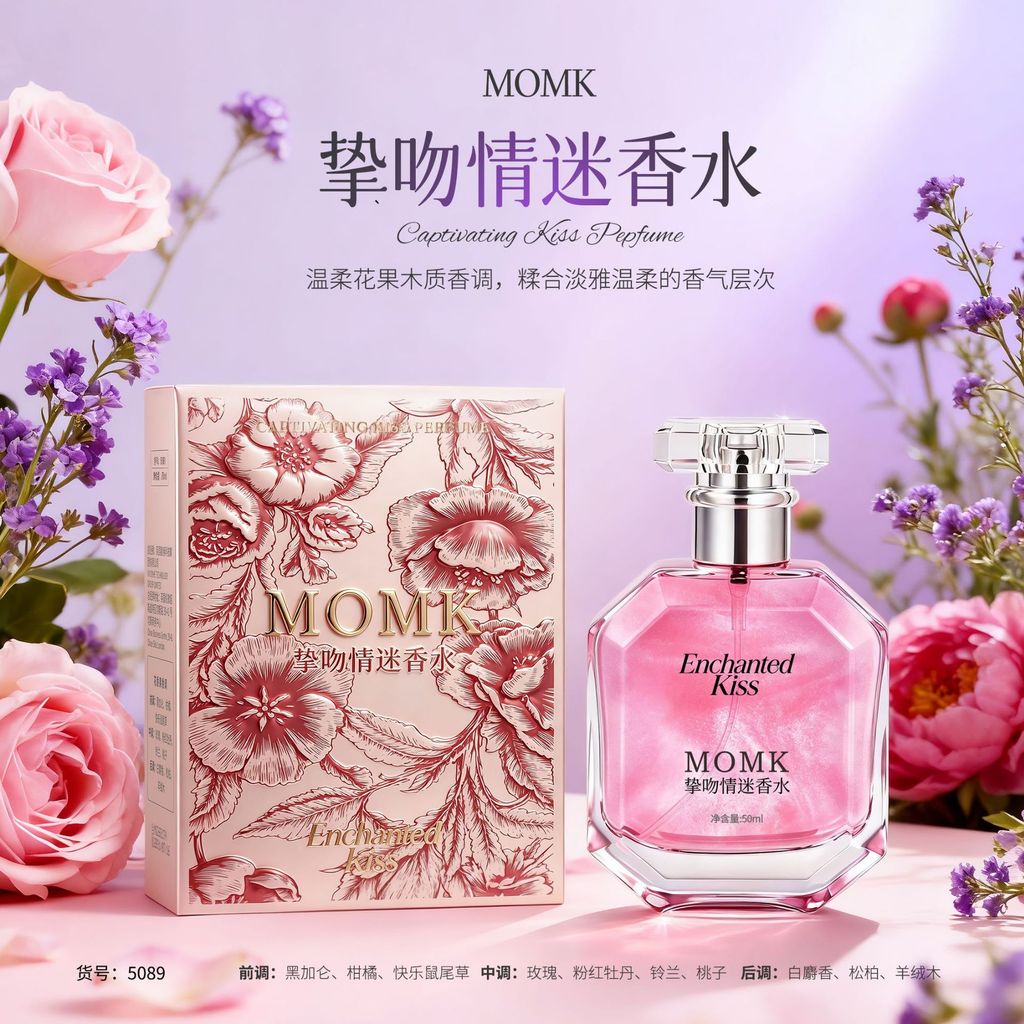 ✨Cửa hàng được đề xuất✨MOMK Nữ Nước Hoa Di Động Love Kiss Nước Hoa Hương Thơm Nhẹ Lâu Dài Kiss Love 