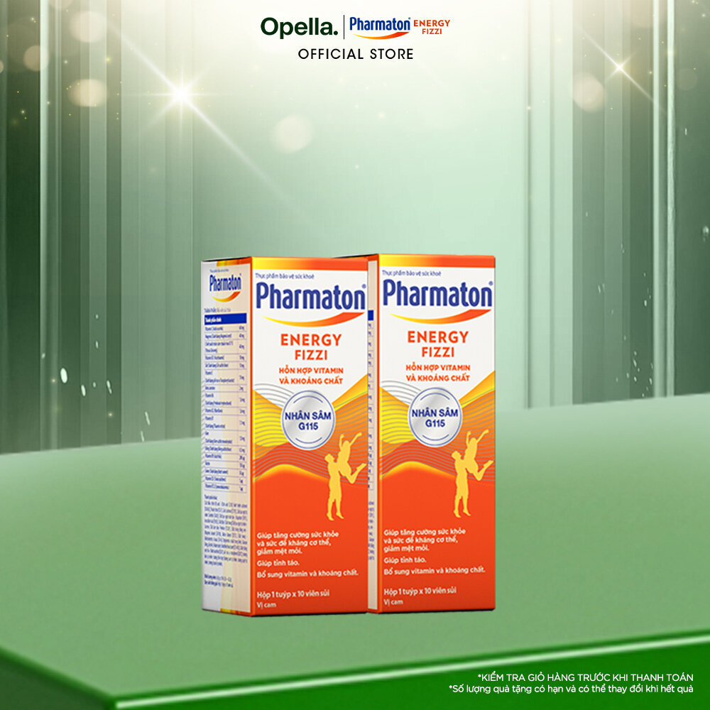 Bộ 2 Thực phẩm bảo vệ sức khỏe Pharmaton Energy Fizzi
