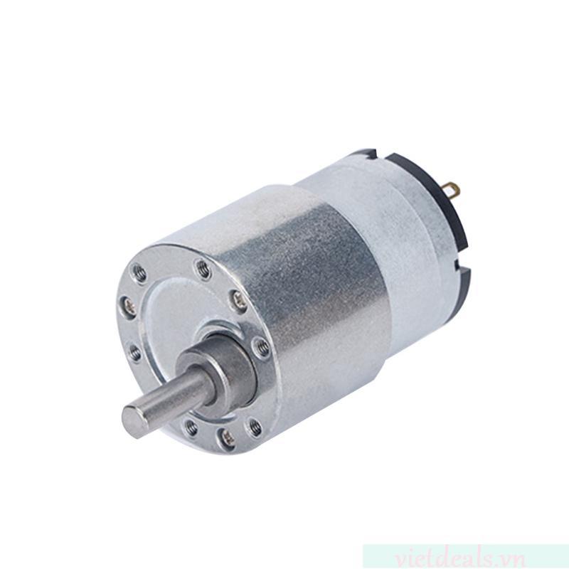 Vd 6V 12V 24V Micro Geared Motor 7RPM 960RPM Trục đầu ra lệch tâm JGB37-520