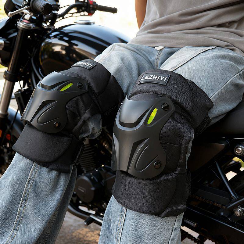 Four Seasons Electric Car Motorcycle Elbow Knee Pad Windproof Protective Gear Knight Riding Leg Pad 