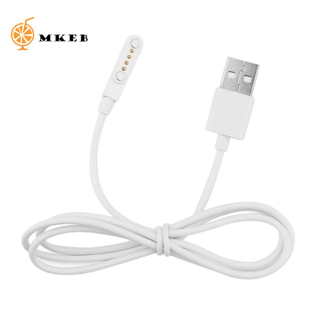 Cáp Sạc MKEB USB 2.0 Y95 KW18 KW88 KW98 DM 4Pin Đồng Hồ Trẻ Em Dây Sạc Đa Năng
