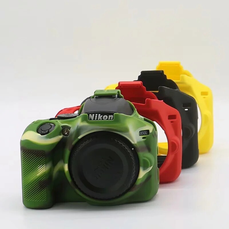 Thích hợp cho Túi đựng máy ảnh Nikon D3500 d3500 Vỏ silicon D3500 Vỏ máy ảnh Vỏ bảo vệ Túi lót Túi đ