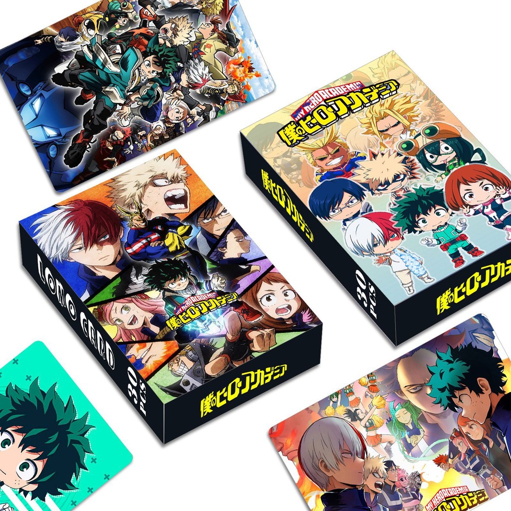 Hàng sẵn có Anime Photocard My Hero Academia Merchandise Card Collection Card Midoriya Izuku 30 Hai 