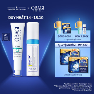 [PHIÊN BẢN MỚI] Bộ đôi Kem chống lão hóa Obagi 360 Retinol 0.5 28g và Kem dưỡng Clinical Kinetin+ Hydrating Cream 50ml