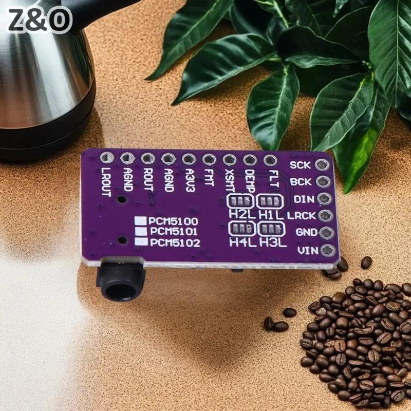 ZO GY-PCM5102 Giao diện mô-đun máy nghe nhạc I2S PCM5102A Bộ giải mã DAC cho bảng định dạng Raspberr