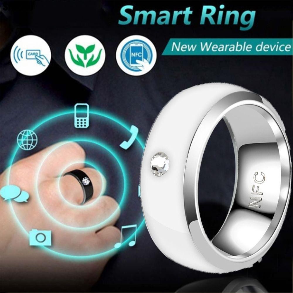 Nhẫn kỹ thuật số ngón tay SIRENU, Nhẫn thông minh NFC bằng thép không gỉ đa chức năng, Kết nối thông